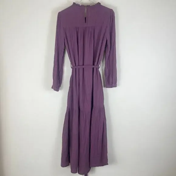 Xirena Luna Dress Size Small Cotton in Purple Mauve - Picture 7 of 9